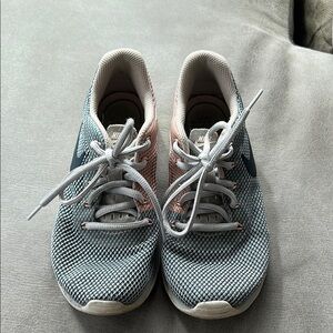 Nike blue and pinkish Sneakers